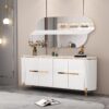 90588DNWM Cosy White Gloss Mirror