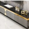 Untitled (490 x 290 px) - 2025-07-21T115815.106 Diamond TV Stand- Black gloss + Gold trim