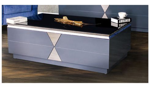 Untitled (490 x 290 px) - 2025-07-19T115811.552 Diamond Coffee Table - Black & Silver Trim